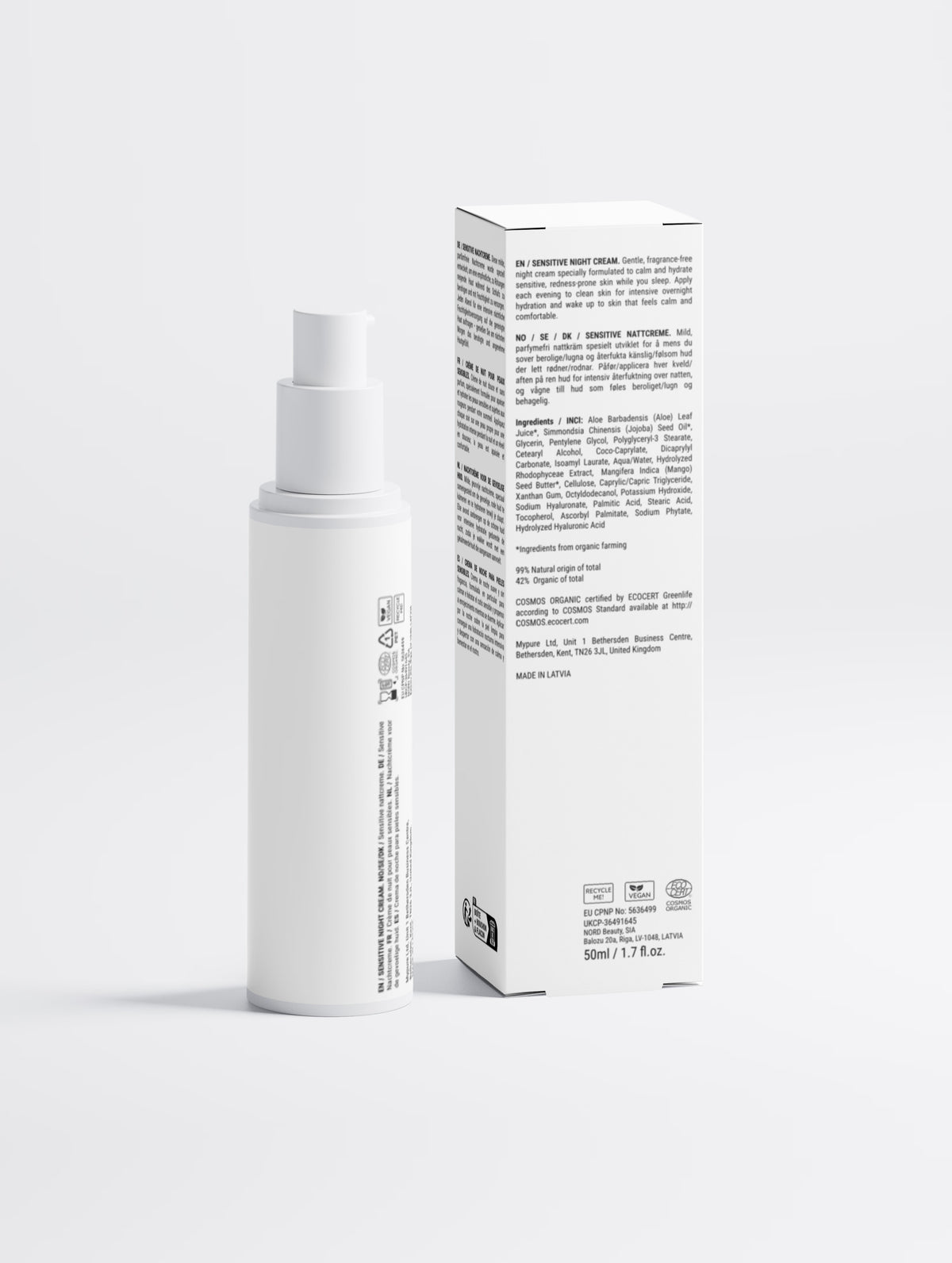 Midnight Peace Soothing Pillow Cream Moisturiser For Sensitive Skin